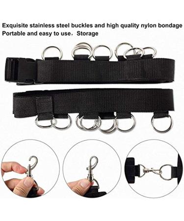 Black Nylon Flexible Training Linear Stretch Belt - Buy Online on GoSupps.com
