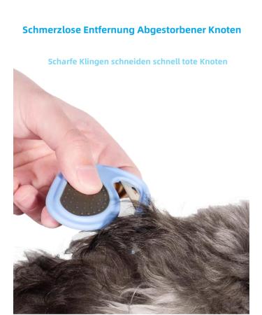 2-Piece Detangling Tool for Dogs & Cats - Knot Comb & Knitting Comb for Easy Pet Grooming | International Shipping Available - Buy Online on GoSupps.com