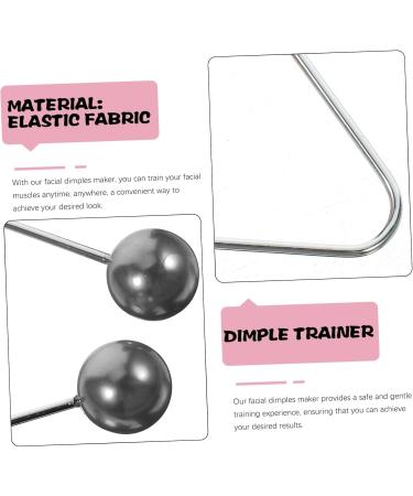 VINTORKY 1 Pair Dimple Trainer Face Dimples Exerciser Dimples Maker for Face Facial Tools Tool Facial Dimples Trainer Beauty Tools Face Exerciser Tool Former Metal Alloy 4.30X2.50X0.80CM Black - Buy Online on GoSupps.com
