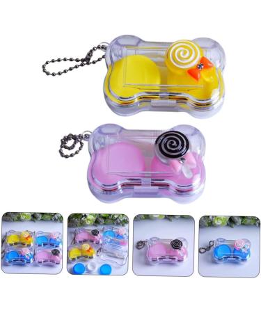 Solustre Contact Lens Case - Small Plastic Container for Easy Lens Storage | Durable & Portable Lens Holder - Buy Online on GoSupps.com