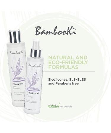 Bambook Professional Mask and Shampoo Kit for Blonde and Gray Hair Neutralizing Yellow and Orange Reflections with Bamboo Keratin Coconut Oil SLS and Paraben Free - Buy Online on GoSupps.com