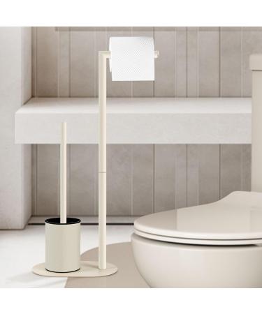 Space Saving Toilet Papers and Brush Holder Sturdy Stainless Steel with Brushed Finish for Contemporary Bathrooms - Buy Online on GoSupps.com