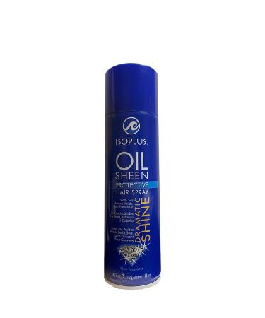 Isoplus Oil Sheen Hair Spray 11 Oz Pack of 6