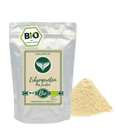 Azafran ORGANIC pea protein | Vegan protein substitute powder | Protein powder made from peas | vegan protein powder made from peas 500g