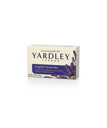 Buy Yardley London English Lavender Bath Bar 4.25 OZ - Naturally Moisturizing - Pack of 2 | Save on International Shipping - Buy Online on GoSupps.com