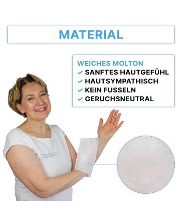 200 Arnomed Soft Disposable Flaps - Molton Dry Wash Gloves for Baby Children & Adults | 75g/m Personal Hygiene Washers - Buy Online on GoSupps.com