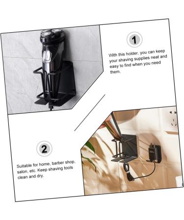 Minkissy Carbon Steel Razor Holder Clothes Rack - Toothbrush & Toothpaste Organizer for Bathroom Storage - Buy Online on GoSupps.com