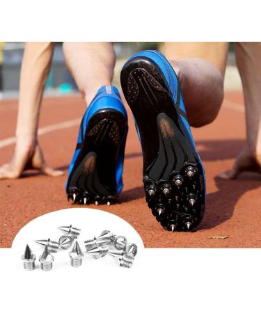 110pcs Stainless Steel 1/4 Inch Track Spikes with Wrench - Replacement Pyramid Shoe Spikes for Sprint & Cross Country Shoes - Buy Online on GoSupps.com