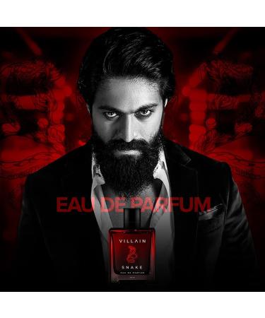 Villainn- Snake Perfume for Men 100ml Ultra Long Lasting Musk Strong Smoky Sexy & Masculine Premium Eau De Parfum & Oud Eau De Parfum For Men 100ml - Buy Online on GoSupps.com