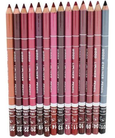  lmoikesz Set of 12 long-lasting DIY makeup beauty pencils eyeliner pen smooth makeup natural color cosmetics for home use - Buy Online on GoSupps.com