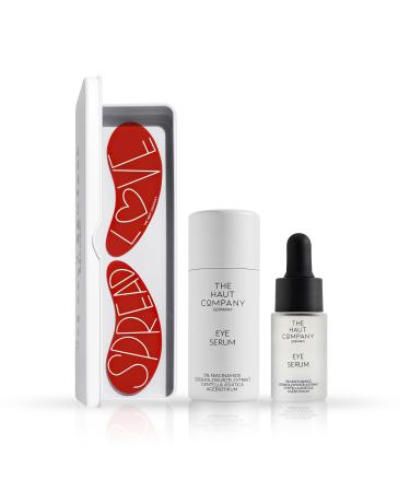 Reusable eye pads + 5ml eyes serum - made in Germany - against anti -aging tear bags & wrinkles - Award Winner 2022-100% medical silicone - The Original Since 2021 spread love