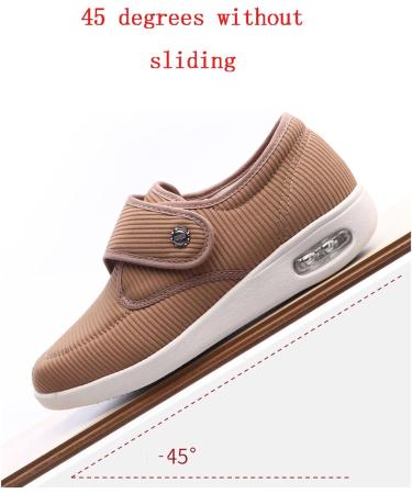 MisFun Diabetic Shoes for Men - Comfortable & Adjustable Swollen Feet Shoes (Blue) - Ideal for Men, Women, and Elderly with Diabetes - Buy Online on GoSupps.com