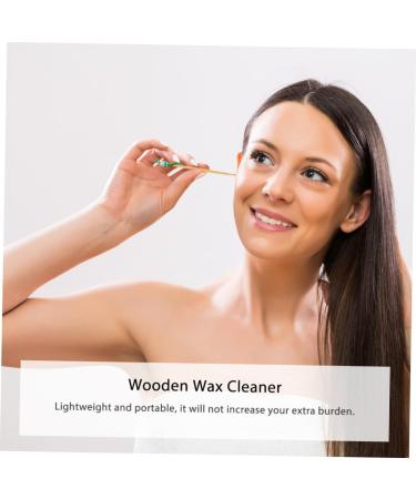 PartyKindom 12pcs Ear Wax Remover Kit Wooden Ear Hanging Wax Cleaner DIY Pendant for Decor Random Color - Buy Online on GoSupps.com