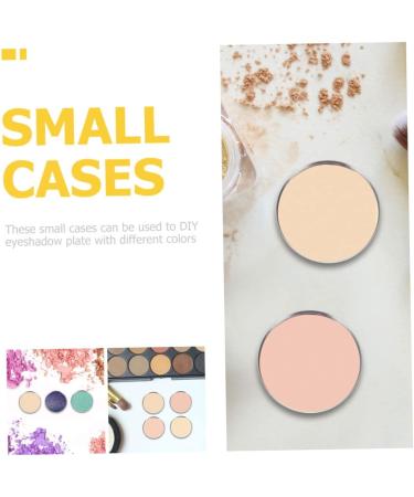 Beavorty 100 Pcs Eye Shadow Disk Eyeshadow Makeup Pans Diy Cosmetic Pallet Miss Plate Stainless Steel - Buy Online on GoSupps.com