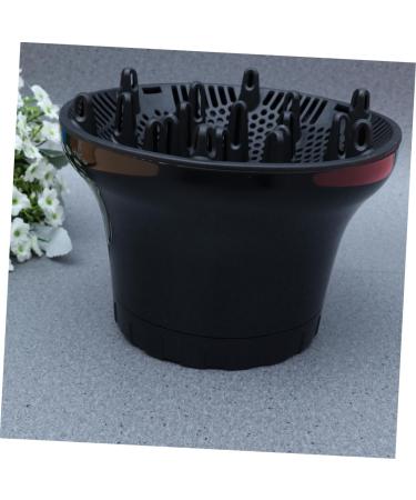 WOONEKY Nozzle for Hair Dryer Hair Dryer Connectors Curly Hair Diffuser Curl Hair Curling Hair Black - Buy Online on GoSupps.com