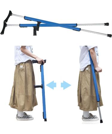Aluminum Underarm Crutches Fashion Lightweight Ergonomic Walking Stick Great for Travel or Work for 150-190cm People 2 Count Selfless dedication - Buy Online on GoSupps.com