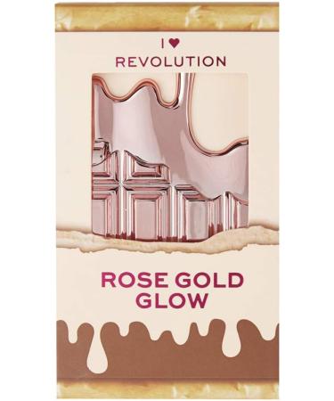 I Heart Revolution Rose Gold Glow Mini Highlighter Palette Chocolate - Buy Online on GoSupps.com