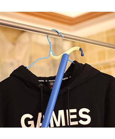 Simple Dressing Solutions: Caoqao Sock Helper for Seniors & Pregnant - Sky Blue One Size Tool for Easy Sock Pulling - Buy Online on GoSupps.com