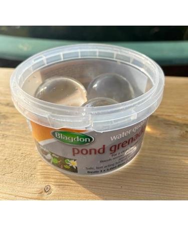 Blagdon Water Quality Pond Grenade Safe Natural Fast Acting Beneficial Bacteria & Enzymes for Clean Pond Water Pack of 3 - Buy Online on GoSupps.com