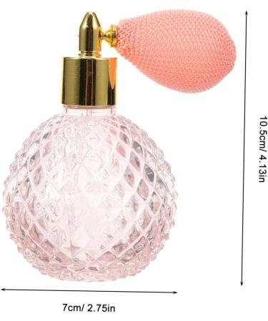 Didiseaon Empty Spray Bottle Crystal Perfume 100ml Perfume Bottle Spray Perfume Bottle Refillable Perfume Bottle Clear Crystal Makeup Container Travel Pink Pineapple Flash Glass - Buy Online on GoSupps.com