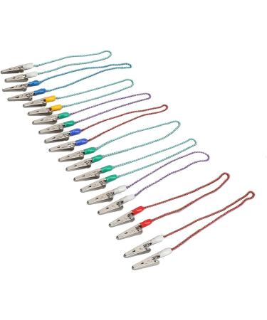 Stainless Steel Dental Bib Holder Clips - Pack of 10 Versatile Two-Head Design for Dental Procedures | International Shipping Available - Buy Online on GoSupps.com