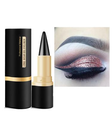 DERF Quickdrying eyeliner smudgeproof black eyeliner stick gel waterproof eye shadow for daily longlasting eye makeup black
