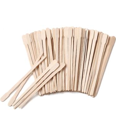 200Pcs HOOMBOOM Wooden Wax Sticks - Small Waxing Applicator Spatulas for Hair Removal - Ideal for Eyebrow, Lip, Nose - Smooth Skin - Spa and Home Use - 1 Pack - Buy Online on GoSupps.com