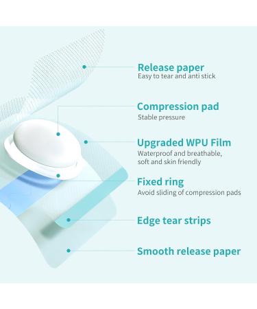 Buy Baby Belly Navel Patches - 15 Pieces Waterproof Cotton Pads for Umbilical Hernia | Belly Button Shaper & Wrap - 8x8cm - Buy Online on GoSupps.com
