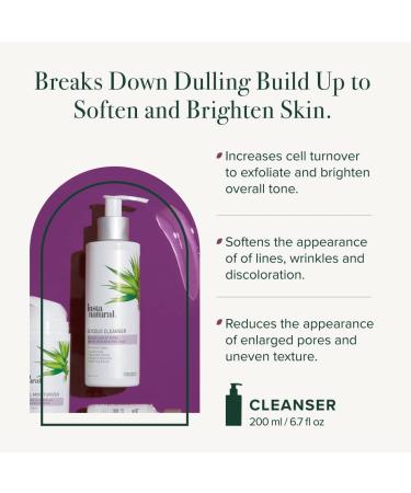 InstaNatural Glycolic Cleanser 6.7 fl oz - Exfoliating Face Wash for Radiant Skin - Buy Online on GoSupps.com