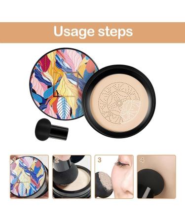  Generisch Air Cushion Mushroom CC Cream 2026 BB Cream Moisturizer Foundation Concealer Face Neck - Buy Online on GoSupps.com