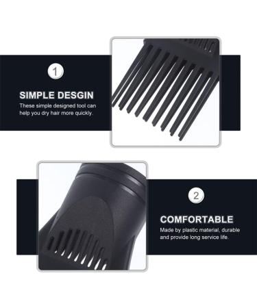 Kichvoe 2Pcs Hair Dryer Comb Attachment Universal Detangling Blow Dryer Comb For Home And Barbershop Salon (Diameter 5cm) - Buy Online on GoSupps.com