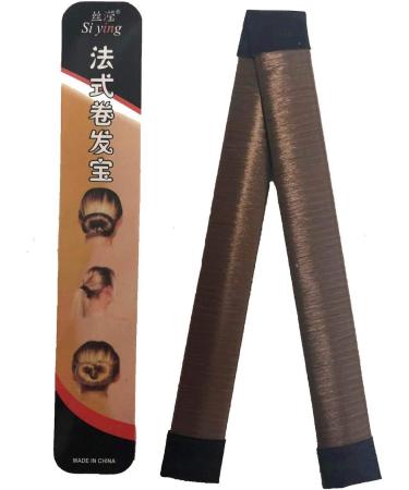 Brown Hair Bun Maker Donut - Easy Snap French Twist Styling Bands - Buy Online on GoSupps.com
