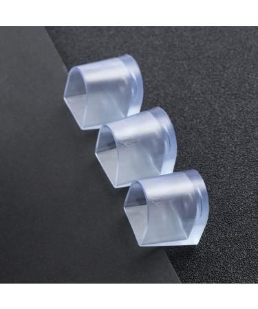 Healifty High Heel Protectors 16pcs - Clear Heel Stoppers for Wedding Shoes - 1.5x1.5cm - Buy Online on GoSupps.com