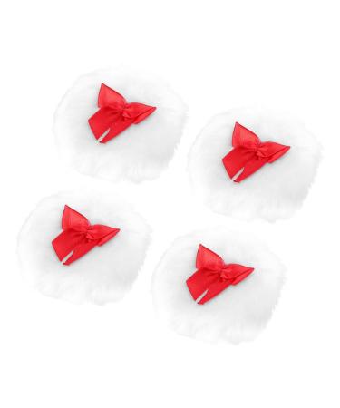 Beaupretty 8 Pcs powder puff Powder Makeup Sponge round makeup puff Cosmetic Puffs Sponge beauty puff exfoliating makeup sponge powder puff puff fluffy blush velvet Miss 7.5x7.5cmx2pcs Assorted Colorx2pcs