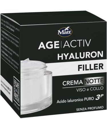  Matt Matt Age Activ Restructuring Anti-Ageing Face Cream - 3P Hyaluronic Acid - Straightener and Smoothing - Deep Hydration - Pack of 50 ml - Buy Online on GoSupps.com