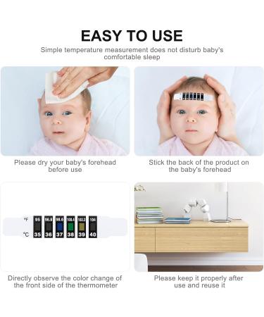 PartyKindom 25 PCS Forehead Strips - Non-Intrusive Fever Relief for Kids & Toddlers - Ideal for Home & Travel - Buy Online on GoSupps.com