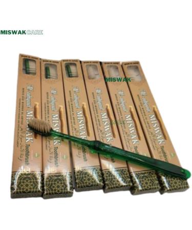 Miswak Stick Toothbrush - Natural Extra Soft for Sensitive Teeth | Deep Plaque Removal & Fresh Breath | Traditional Oral Health Care (Colors May Vary - Buy Online on GoSupps.com