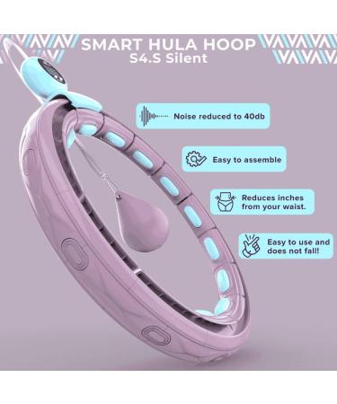 Swiss Activa+ Infinity Hoop Smart Weighted Hula Hoop | Exercise Equipment for Women | S4.S Purple Blue - Buy Online on GoSupps.com
