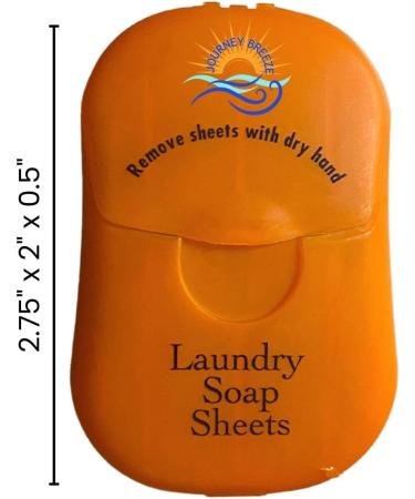 Travel Laundry Detergent Sheets - 50-Count Portable & Efficient for Camping Cruises and Hotels | Compact 3-Pack - Buy Online on GoSupps.com