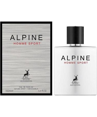 Lattafa ALHAMBRA ALPINE HOMME SPORT EAU DE PARFUM 100ml | LUXURY LONG LASTING FRAGRANCE | PREMIUM IMPORTED FRAGRANCE SCENT FOR MEN AND WOMEN | PERFUME GIFT SET | ALL OCCASION (Pack of 1) - Buy Online on GoSupps.com