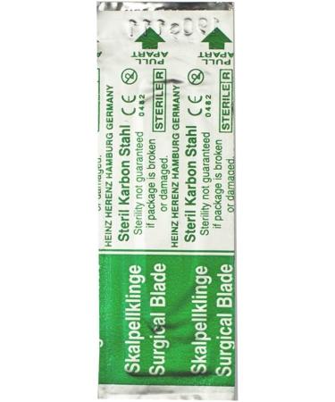 Buy May 50 Pieces Sterile Scalpel Blades Fig. 20 for Scalpel Holder No. 4 - International Shipping Available - Buy Online on GoSupps.com