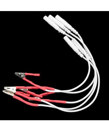 20pcs TENS Wire Cable Clip Electrode Wires for TENS Unit Physiotherapy Machine - Buy Online on GoSupps.com