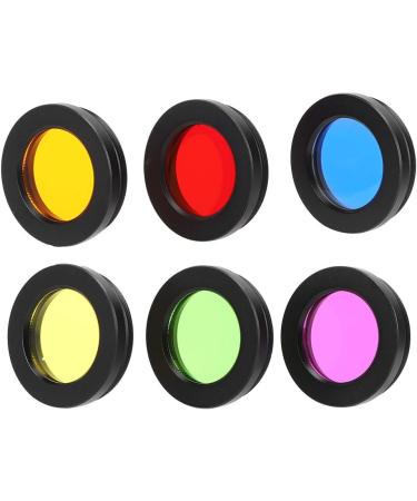 ASHATA Telescope Filters  6 Colors 1.25 Inch Colorful Telescope Eyepieces Filter  Optical Glass Astronomical Lens Filter for Enhancing Definition and Resolution in Lunar Planetary Observation - Buy Online on GoSupps.com