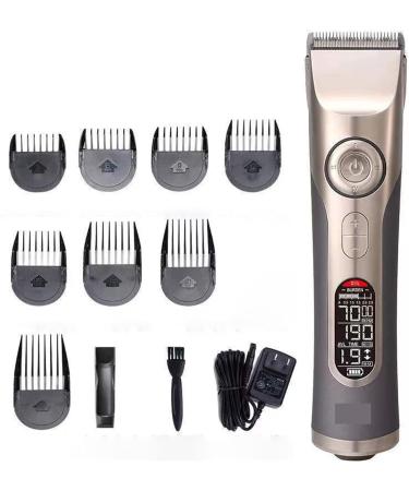 Professional Hair Trimmer & Clipper for Men - Electric Hair Cutting Kit with 8 Guide Combs | Ideal for Salon & Home Use - Buy Online on GoSupps.com