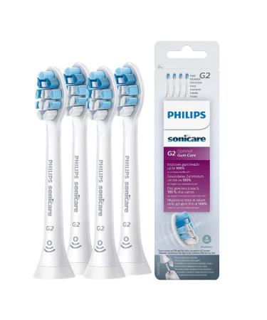 Philips Sonicare HX9034/10 Optimal Gum Care G2 Sensitive Gum Brush Heads with BrushSync (X4)