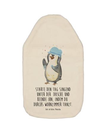Mr. & Mrs. Panda Warm bottle Penguin shower - gift children's heat bottle heat cushion heat bottle cover being happy bathing hot water bottle with white