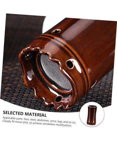 JECOMPRIS Moxa Burner Pot - U-Shaped Moxibustion Tool for Adults | Ceramic Moxibustion Massage Device | International Shipping Available - Buy Online on GoSupps.com