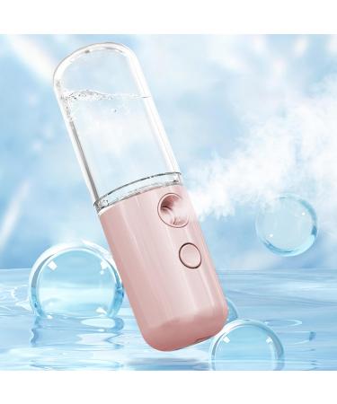 Nano FacialHandy Mist Sprayer Hydrating Makeup and Moisturizing Atomization Humidifier for Skin Care (Pink) (Light Pink) - Buy Online on GoSupps.com