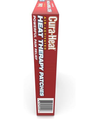 Cura Heat Therapeutic Heat Wrap (3 Count) - Soothes, Relaxes, Relieves Tight Muscles - White - Buy Online on GoSupps.com