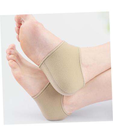 Shop Healeved Heel Socks - Women's Sports Heel Braces & Protective Covers | Slip-On Sneakers Heel Sole Protectors - Khaki - Buy Online on GoSupps.com